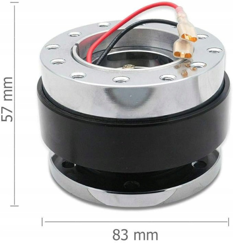 Adapter Quick Release Riloer 7-otworowy - Uniwersalny do Kierownic, Czarny