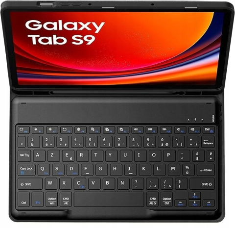 Etui z Klawiaturą Bluetooth do Tabletu 11'' Samsung Galaxy Tab S9 QWERTY ES