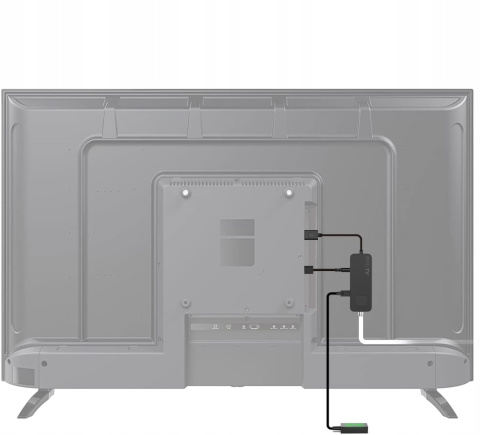 Odbiornik satelitarny DVB-S/S2 Dcolor z Pilotem