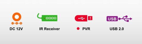 Odbiornik satelitarny DVB-S/S2 Dcolor z Pilotem