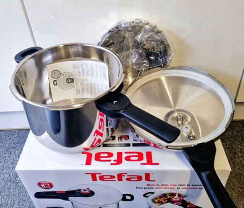 Szybkowar Tefal Secure Click 6L Garnek Parowy Parowar + Koszyk