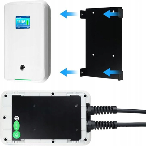 Stacja ładowania 3.6KW Ładowarka EV Jednofazowa Morec 16A Typ 2 Wallbox