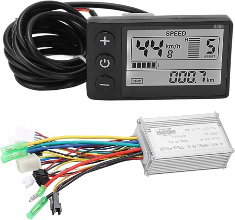 Sterownik Bezszczotkowy do roweru elektrycznego 36V/48V 250W/350W z LCD