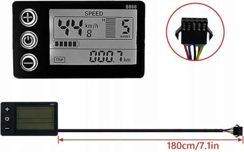 Sterownik Bezszczotkowy do roweru elektrycznego 36V/48V 250W/350W z LCD