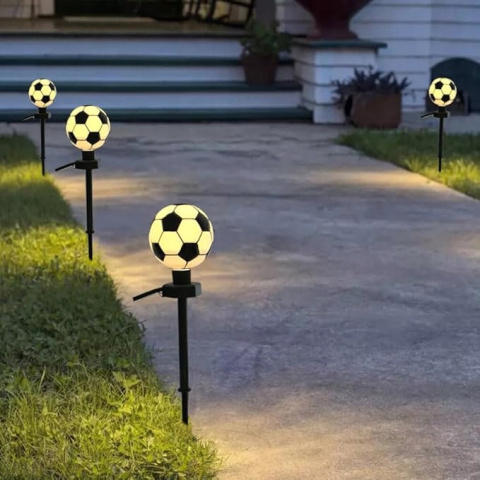 Lampa solarna LED Wbijana Piła Nożna Football do ogrodu Zewnętrzna