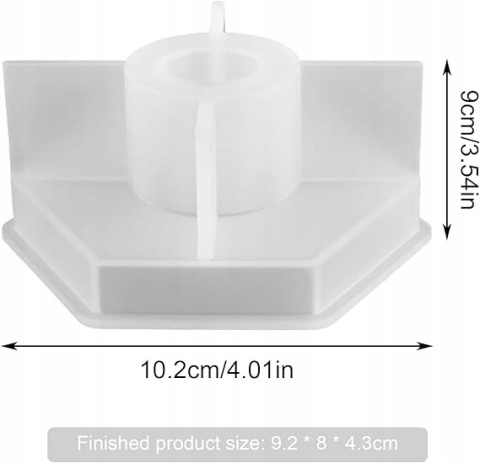 Silikonowa Forma Świecznika