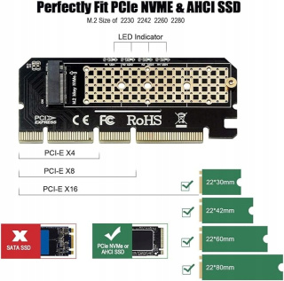 Adapter IDE/SATA NVME 749789093109