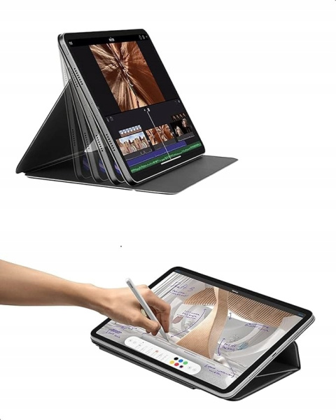Smart Folio Magnetyczne Etui do iPad Air M2, iPad Pro 11" (2024) - Czarny Smart Folio Magnetyczne Etui do iPad Air M2, iPad Pro 11" (2024) - Czarny