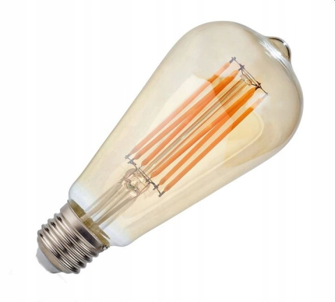 Żarówka ozdobna Aigostar Filament 199166 E27 8W 230V biała ciepła