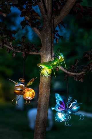 Lampa z panelem słonecznym EGLO, GARDEN INSECT