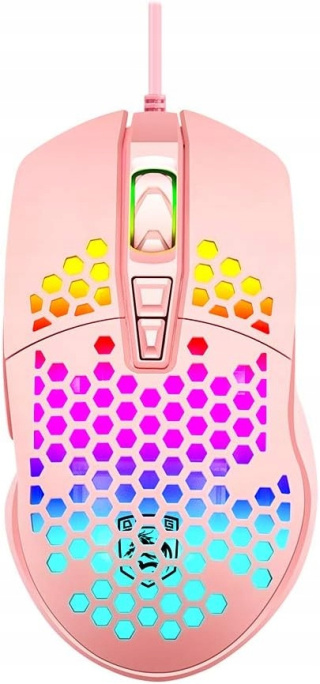DEIOG G11 PRZEWODOWA MYSZ DO GIER USB z podświetleniem RGB