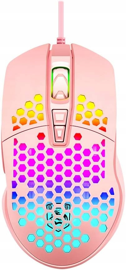 DEIOG G11 PRZEWODOWA MYSZ DO GIER USB z podświetleniem RGB