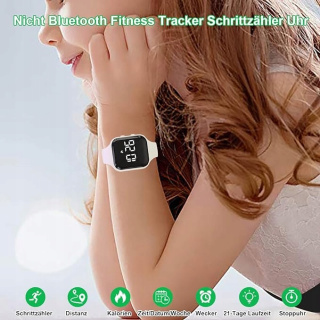 HUYVMAY Fitness Tracker - nowoczesny zegarek dla kobiet i dzieci