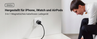 ŁADOWARKA INDUKCYJNA BEZPRZEWODOWA 3 W 1 DO APPLE IWATCH IPHONE AIRPODS