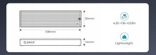 Zewnętrzna Obudowa do SSD PCIe NVMe ORICO M.2 USB-C Adapter 10Gbps