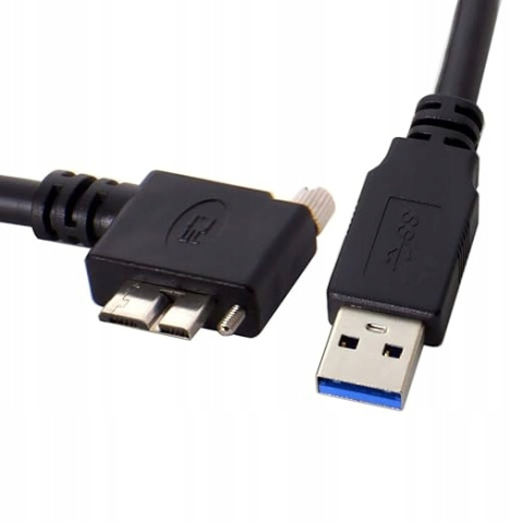 CY USB 3.0 A męski na Micro B Lewy do kamery D800 D800E D810 5m