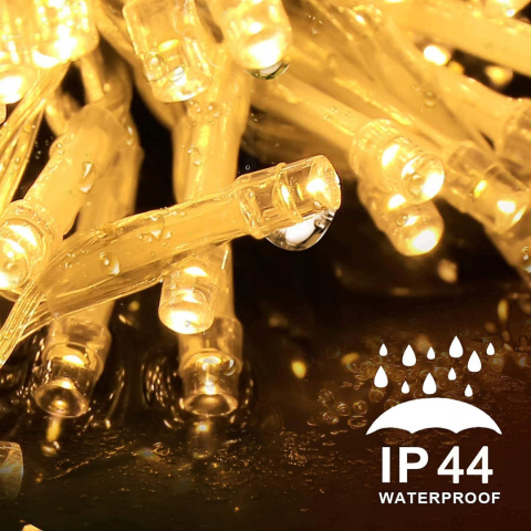 GRESONIC Lampki Światełka Choinkowe ZEW WEW 320 LED Białe
