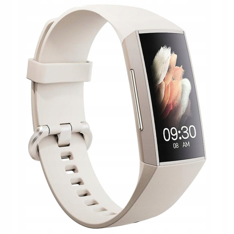Smartwatch Active Band C80 MĘSKI POŁĄCZENIA DLA KOBIETY SMART beżowy