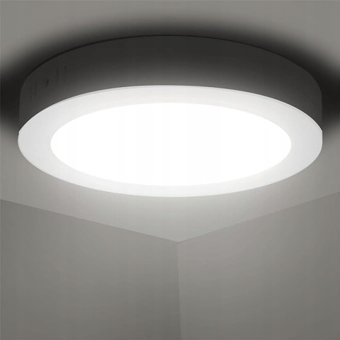 Lampa sufitowa LED12W Plafon 17,4cm Okrągły Natynkowy 4000K 960lm