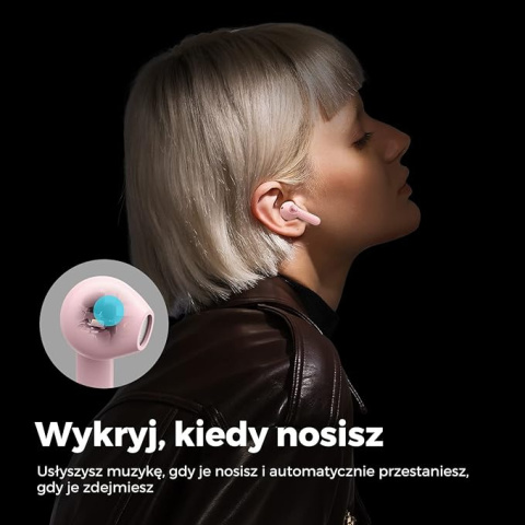 Słuchawki Bezprzewodowe SoundPEATS Air3 Bluetooth 5.2 QCC3040 17.5h Douszne