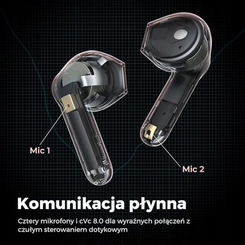 Słuchawki Bezprzewodowe SoundPEATS Air3 Bluetooth 5.2 QCC3040 17.5h Douszne