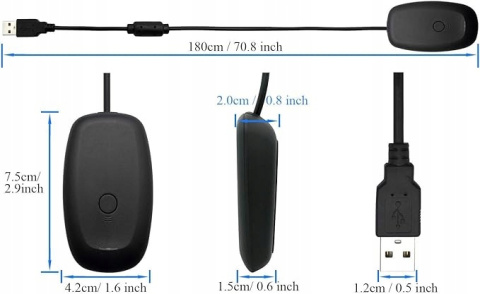 Bezprzewodowy kontroler USB OSTENT PC