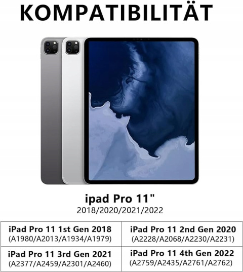 Etui na iPad Pro 11 z klawiaturą 2022