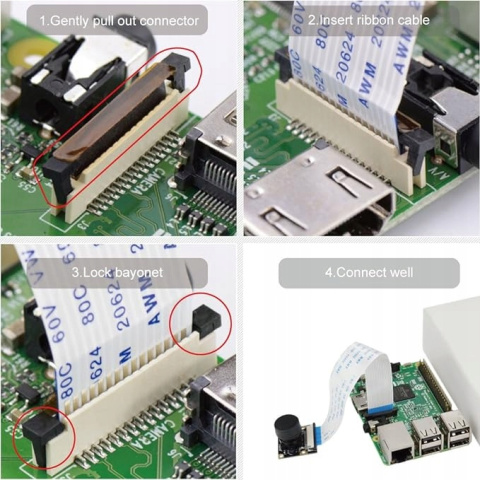KEYESTUDIO Raspberry Pi 4 moduł kamery noktowizyjnej KEYESTUDIO Raspberry Pi 4 moduł kamery noktowizyjnej