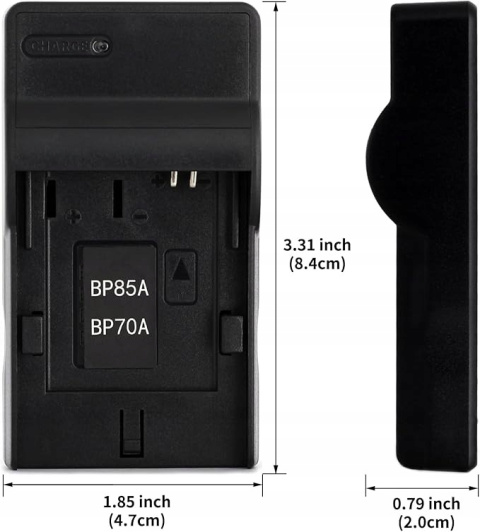 Ładowarka SLB-70A do aparatów Samsung AQ100 Kompatybilna z bateriami BP-70A Ładowarka SLB-70A do aparatów Samsung AQ100 Kompatybilna z bateriami BP-70A