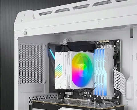 Wentylator RGB LED Chłodzący procesor 120mm Intel LGA 1700/AMD Ryzen AM5