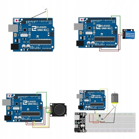 ELEGOO UNO R3 Ultimate Starter Kit - Zestaw Kompatybilny z Arduino IDE