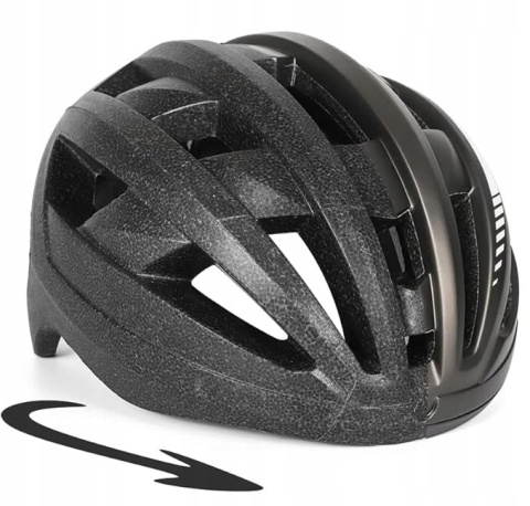 Kask rowerowy z lampką LED Regulowany kask rowerowy 54-58cm MTB Górski