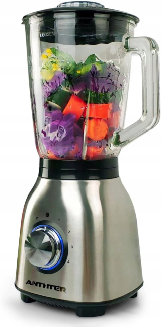 Mikser Kuchenny bez BPA 1000W Blender 1,5L Funkcja samoczyszczenia