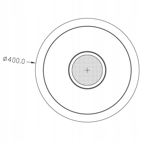 Plafon okrągły INSPIRE LED 400