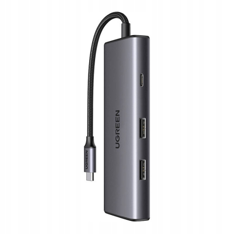 Adapter 7w1 UGREEN Hub USB do 2x USB-A 3.2, USB-C 3.2, SD/TF, PD