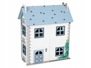 Drewniany DOMEK DLA LALEK PLAYTIVE 55,5 x 66 x 33,5 cm