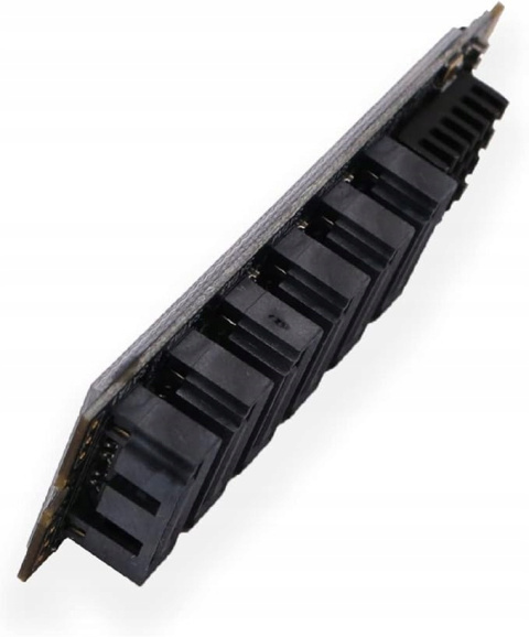 Karta rozszerzeń M2 NGFF NVMe PCIe do SATA 3.0 6-portów Adapter ASM1166 Karta rozszerzeń M2 NGFF NVMe PCIe do SATA 3.0 6-portów Adapter ASM1166