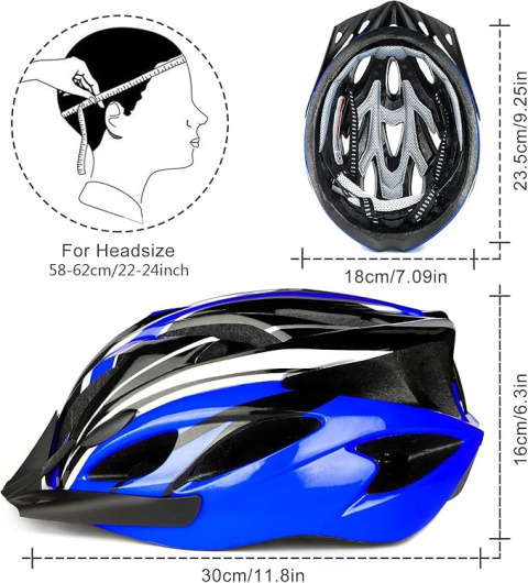 Kask rowerowy RaMokey HO-022 r. L PC kask MTB ze zdejmowanym daszkiem