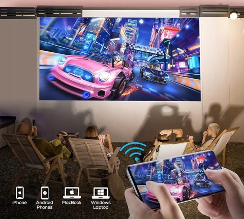 Projektor iZEEKER iPL310 13000 Lux Full HD 1080P 4K HDMI Bluetooth 5G Wi-Fi