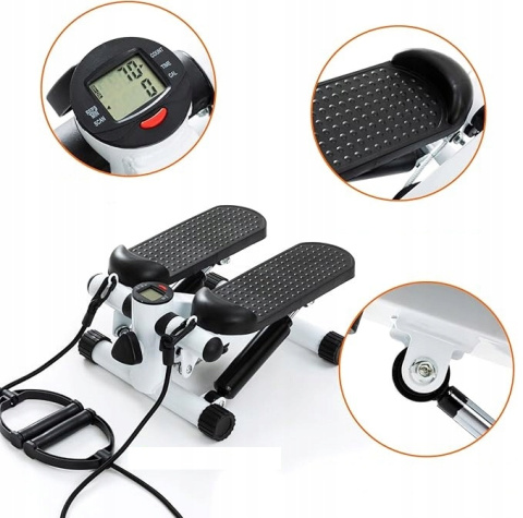 Stepper prosty z taśmą oporową i licznikiem kalorii Pejevir Mini Stepper Stepper prosty z taśmą oporową i licznikiem kalorii Pejevir Mini Stepper