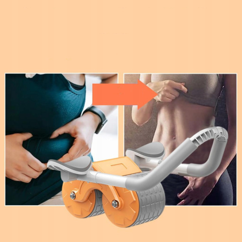Roller fitness trener mięśni brzucha automatyczne odbijanie, sprzęt fitness Roller fitness trener mięśni brzucha automatyczne odbijanie, sprzęt fitness