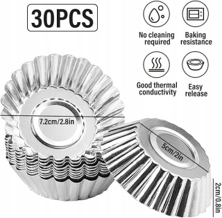 30 sztuk mini foremek do tart muffinek, mini ciastek