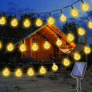 8m Wodoodporne 60 LED IP65 Wodoodporne Solarne Lampy Zewnętrzne