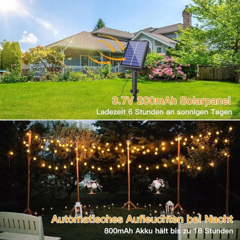 8m Wodoodporne 60 LED IP65 Wodoodporne Solarne Lampy Zewnętrzne 8m Wodoodporne 60 LED IP65 Wodoodporne Solarne Lampy Zewnętrzne