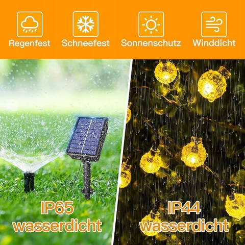 8m Wodoodporne 60 LED IP65 Wodoodporne Solarne Lampy Zewnętrzne 8m Wodoodporne 60 LED IP65 Wodoodporne Solarne Lampy Zewnętrzne