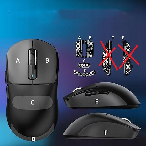 Attack Shark X3 49g Lekka mysz do gier Pixart 3395 Bezprzewodowa