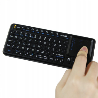 KLAWIATURA BEZPRZEWODOWA TOUCHPAD Rii mini X1 2.4G