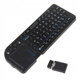 KLAWIATURA BEZPRZEWODOWA TOUCHPAD Rii mini X1 2.4G