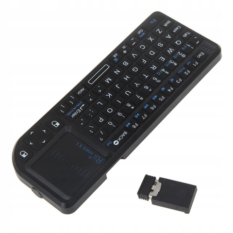 KLAWIATURA BEZPRZEWODOWA TOUCHPAD Rii mini X1 2.4G KLAWIATURA BEZPRZEWODOWA TOUCHPAD Rii mini X1 2.4G
