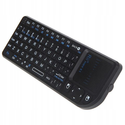 KLAWIATURA BEZPRZEWODOWA TOUCHPAD Rii mini X1 2.4G KLAWIATURA BEZPRZEWODOWA TOUCHPAD Rii mini X1 2.4G